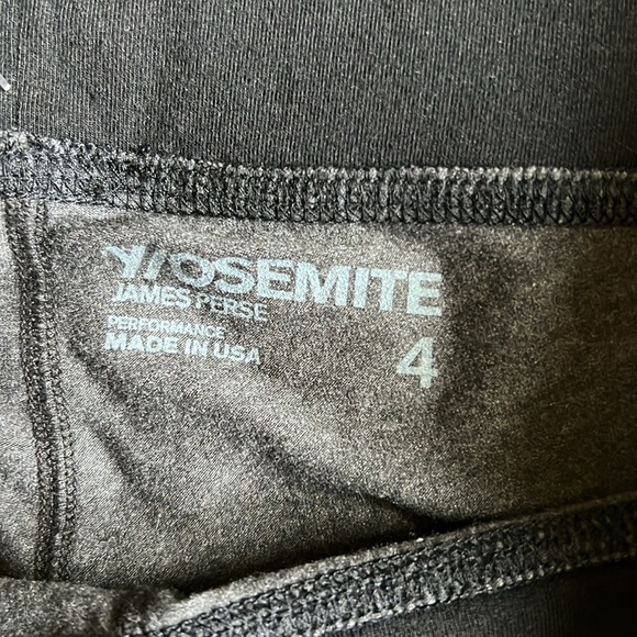 Yosemite James Perse Grey/Black Performance Leggings - Picture 3 of 4